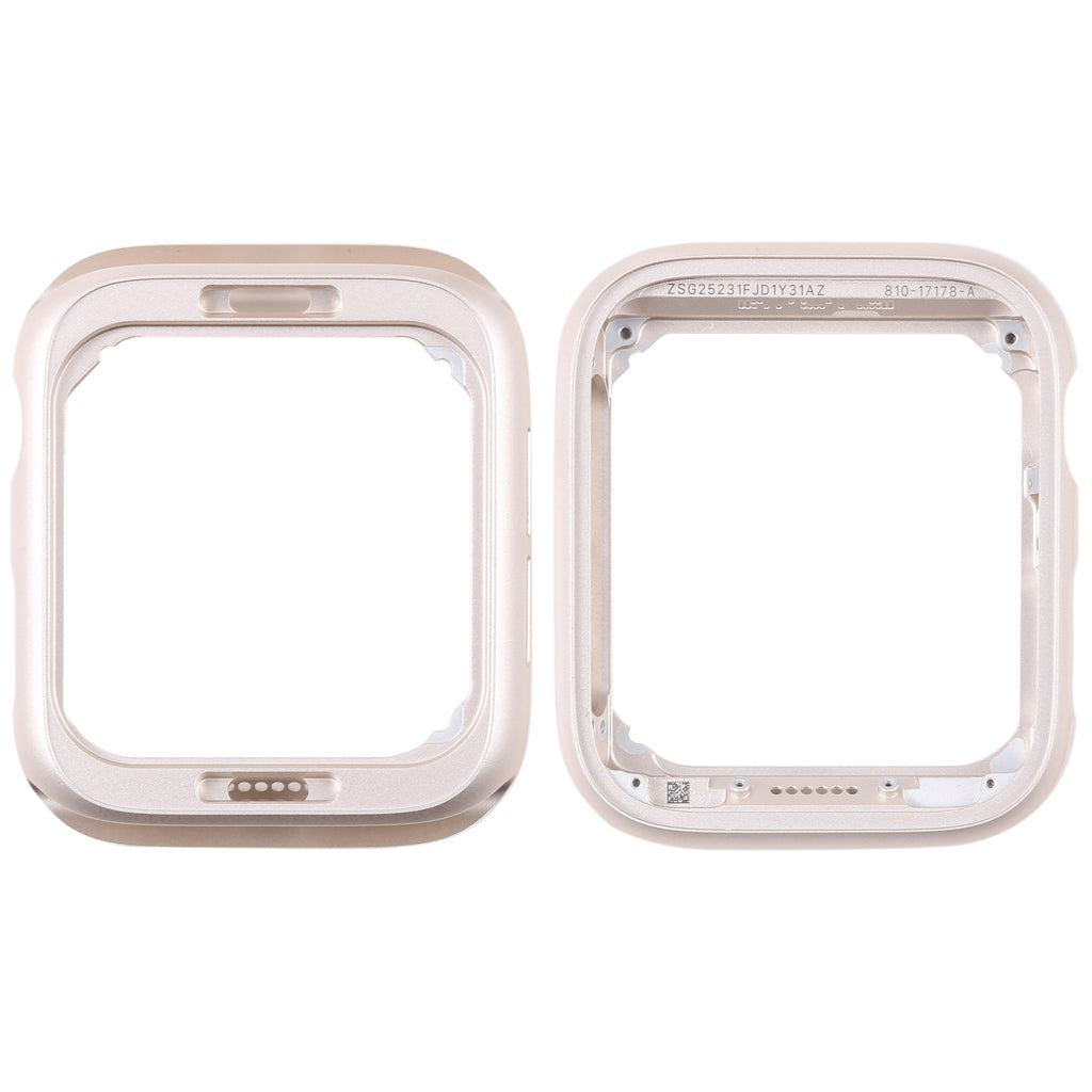 For Apple Watch Series SE 2022 44mm Aluminum Alloy Middle Frame Bezel Plate(Gold)