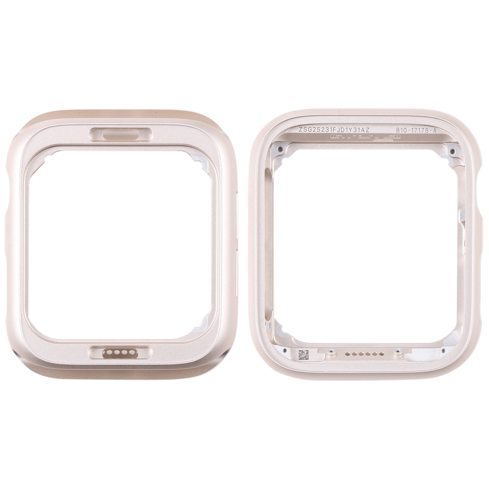 For Apple Watch Series SE 2022 44mm Aluminum Alloy Middle Frame Bezel Plate(Gold)