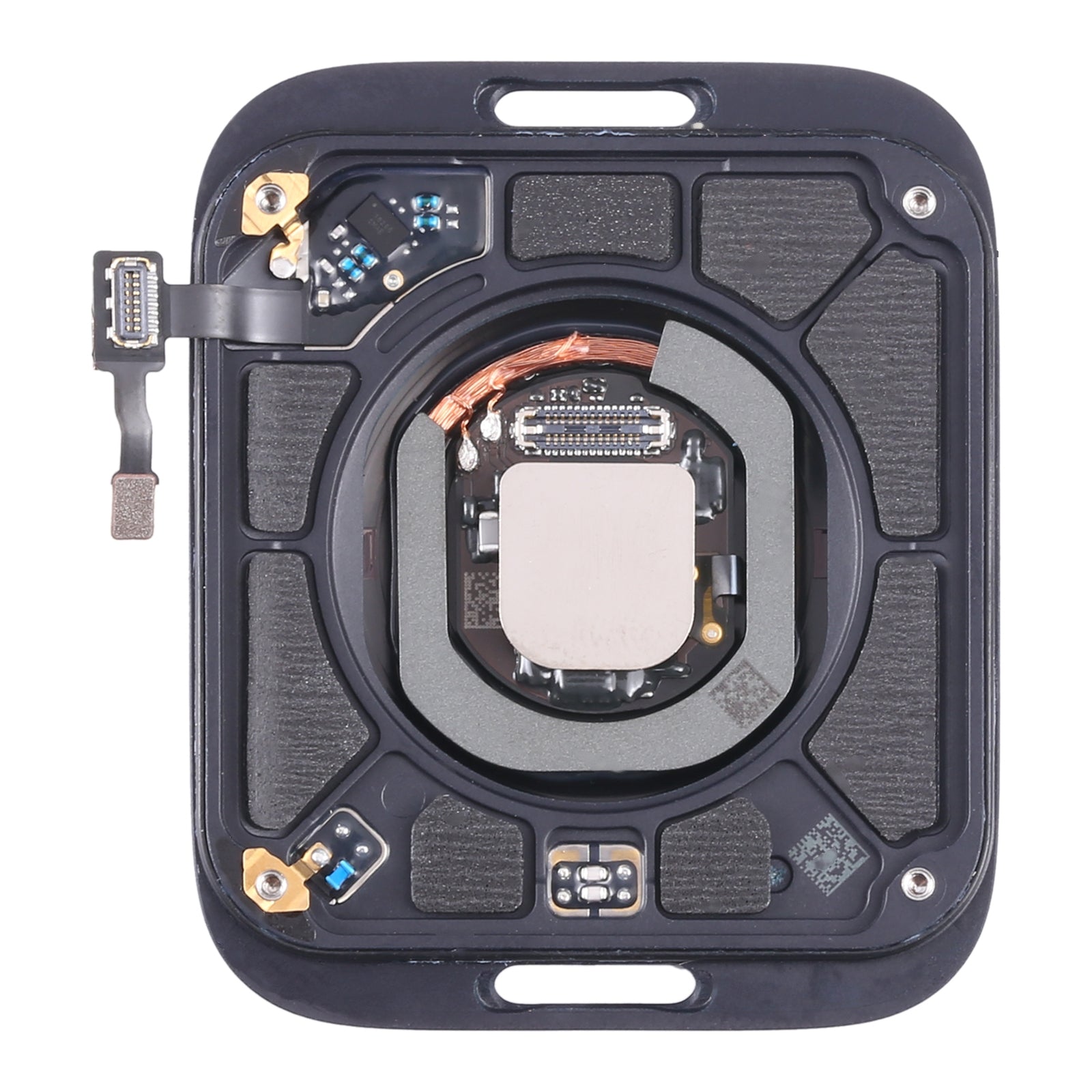 Glass Back Cover With Wireless Charging Coil For Apple Watch Series SE 2022 44mm GPS Edition (Grey)