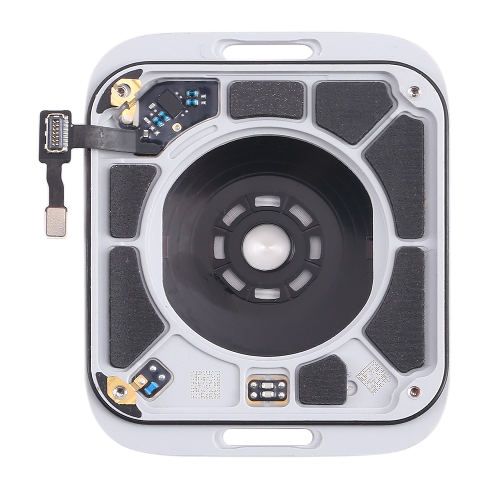 For Apple Watch SE 2022 44mm LTE Edition Rear Housing Glass Cover with Cable (Silver)