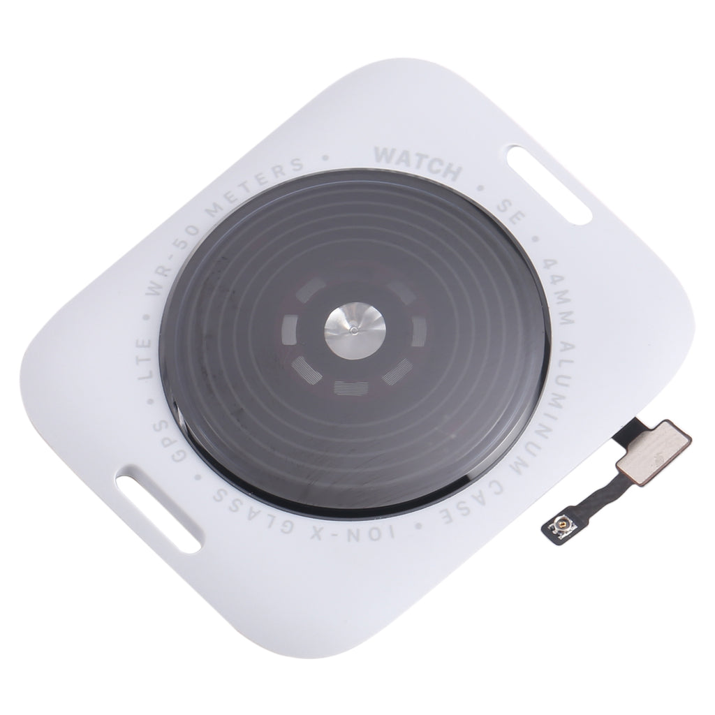 For Apple Watch SE 2022 44mm LTE Edition Rear Housing Glass Cover with Cable (Silver)