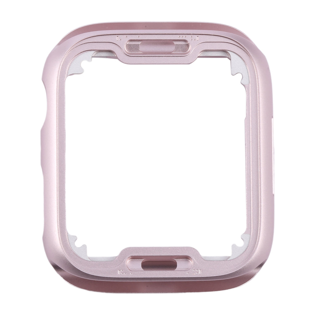 For Apple Watch Series 9 41mm Aluminum Alloy Middle Frame Bezel Plate (Pink)