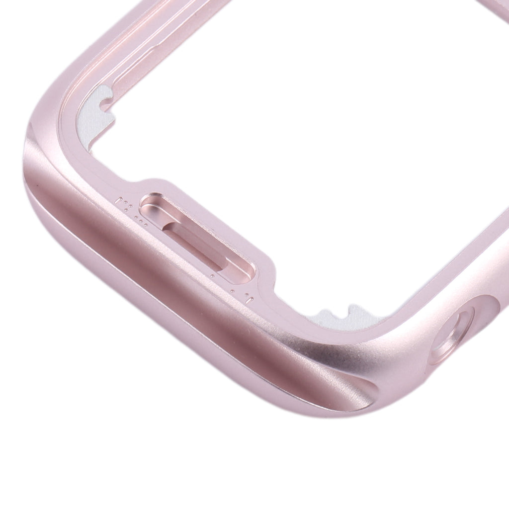 For Apple Watch Series 9 41mm Aluminum Alloy Middle Frame Bezel Plate (Pink)