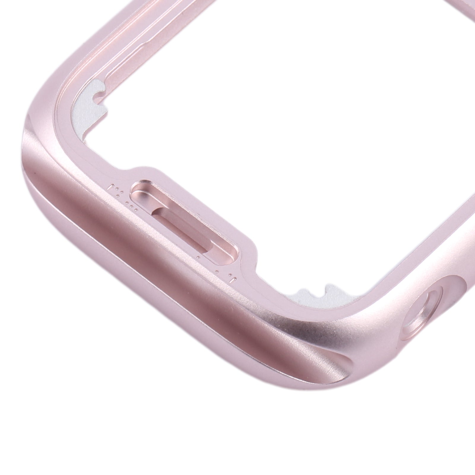 For Apple Watch Series 9 41mm Aluminum Alloy Middle Frame Bezel Plate (Pink)