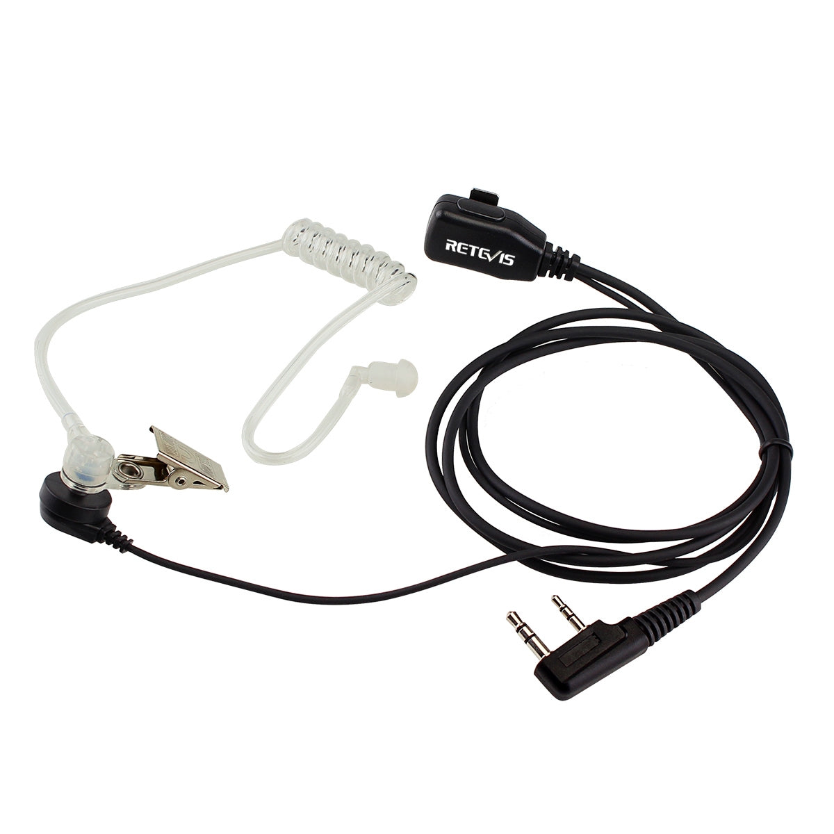 C9003 2 Pin PTT Speaker Microphone Acoustic Tube In-ear Earpiece