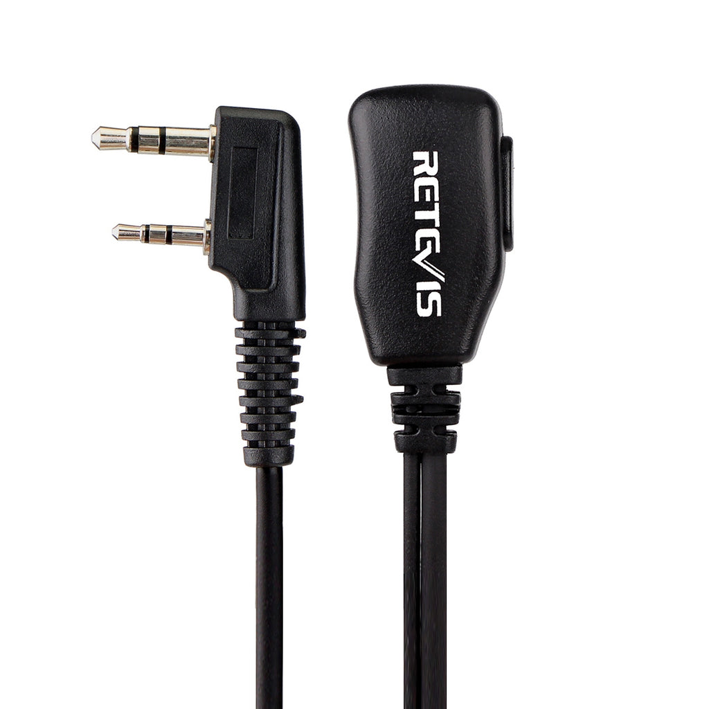 C9003 2 Pin PTT Speaker Microphone Acoustic Tube In-ear Earpiece
