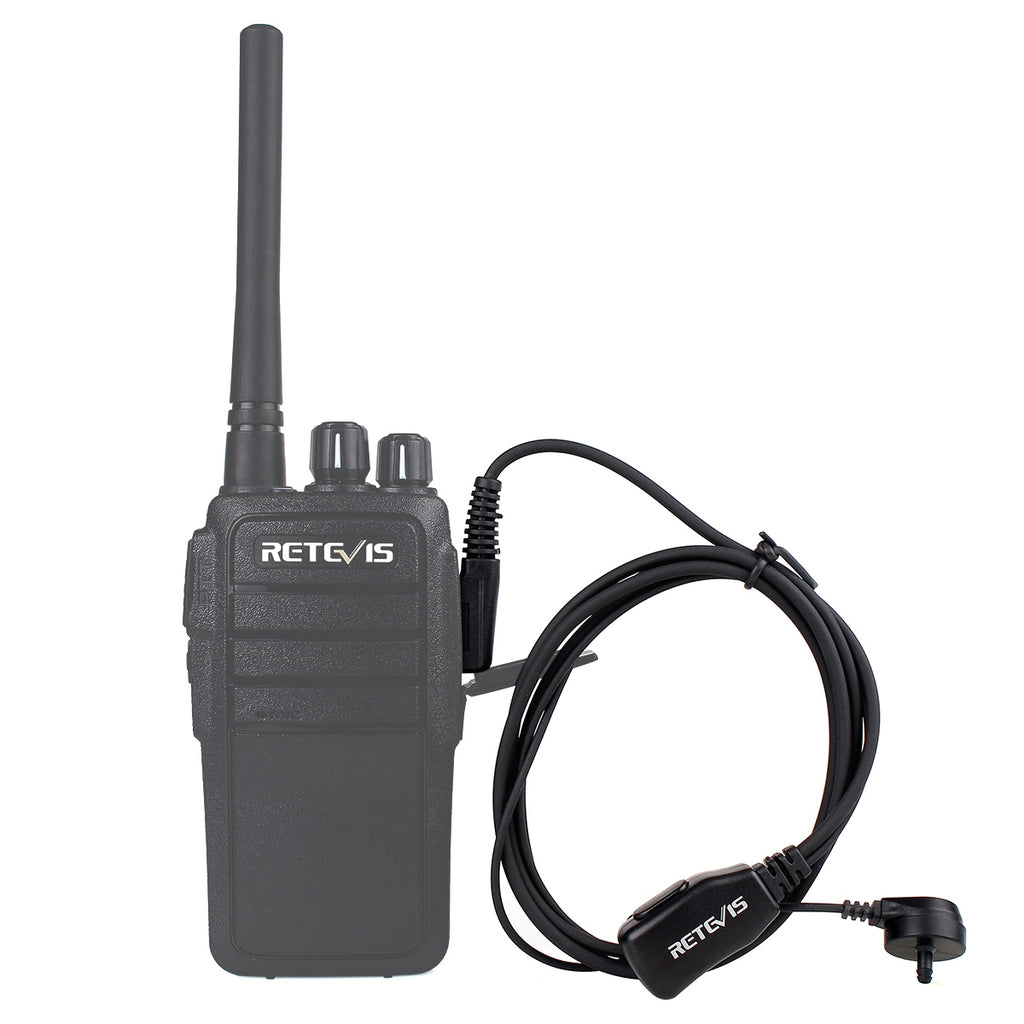 C9003 2 Pin PTT Speaker Microphone Acoustic Tube In-ear Earpiece