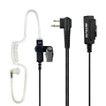 M 2 Pin Long Clip Air Guide Covert Acoustic Tube Earpiece Speaker Microphone