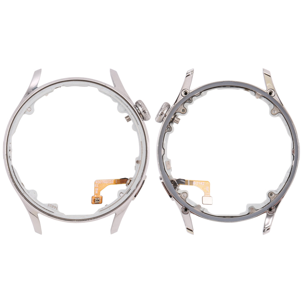 LCD Screen Frame Bezel Plate For Huawei Watch 3(Silver)
