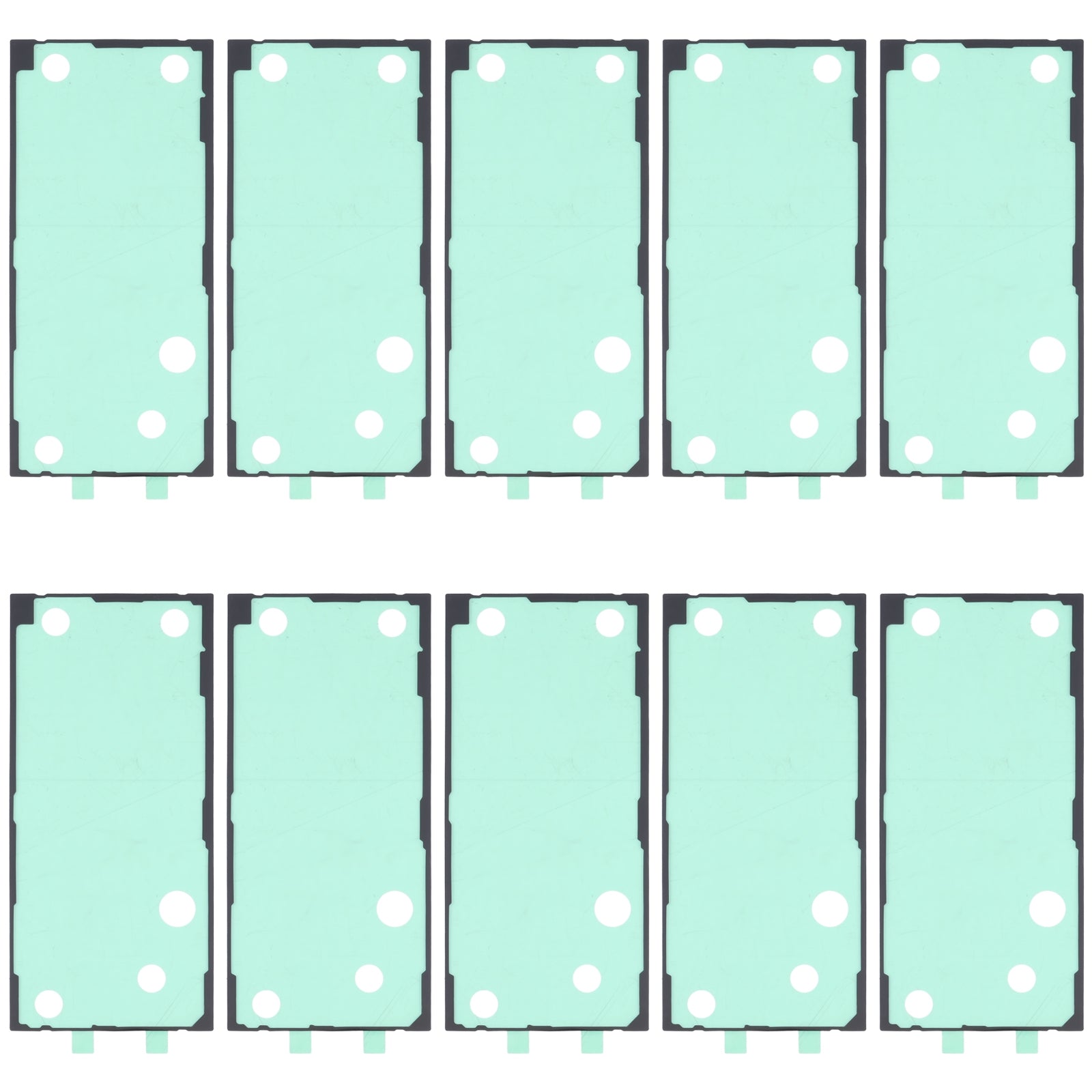 For Samsung Galaxy S22 Ultra 5G SM-S908B 10pcs Back Housing Cover Adhesive