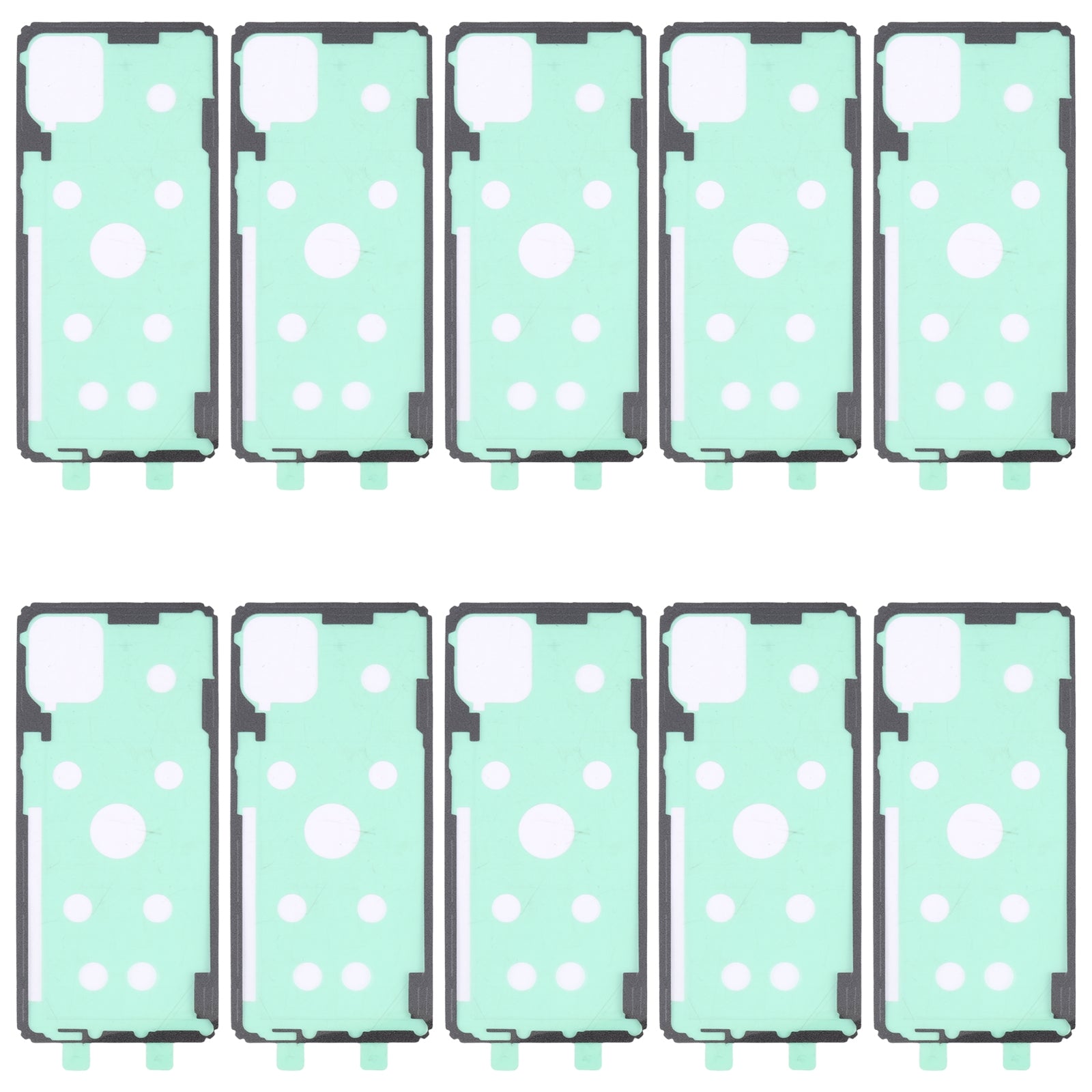 For Samsung Galaxy A21S SM-A217F 10pcs Back Housing Cover Adhesive