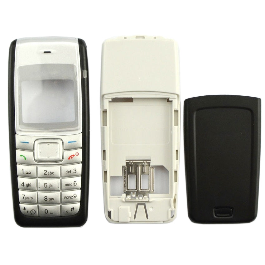 For Nokia 1110 / 1112 Full Housing Cover(Black)