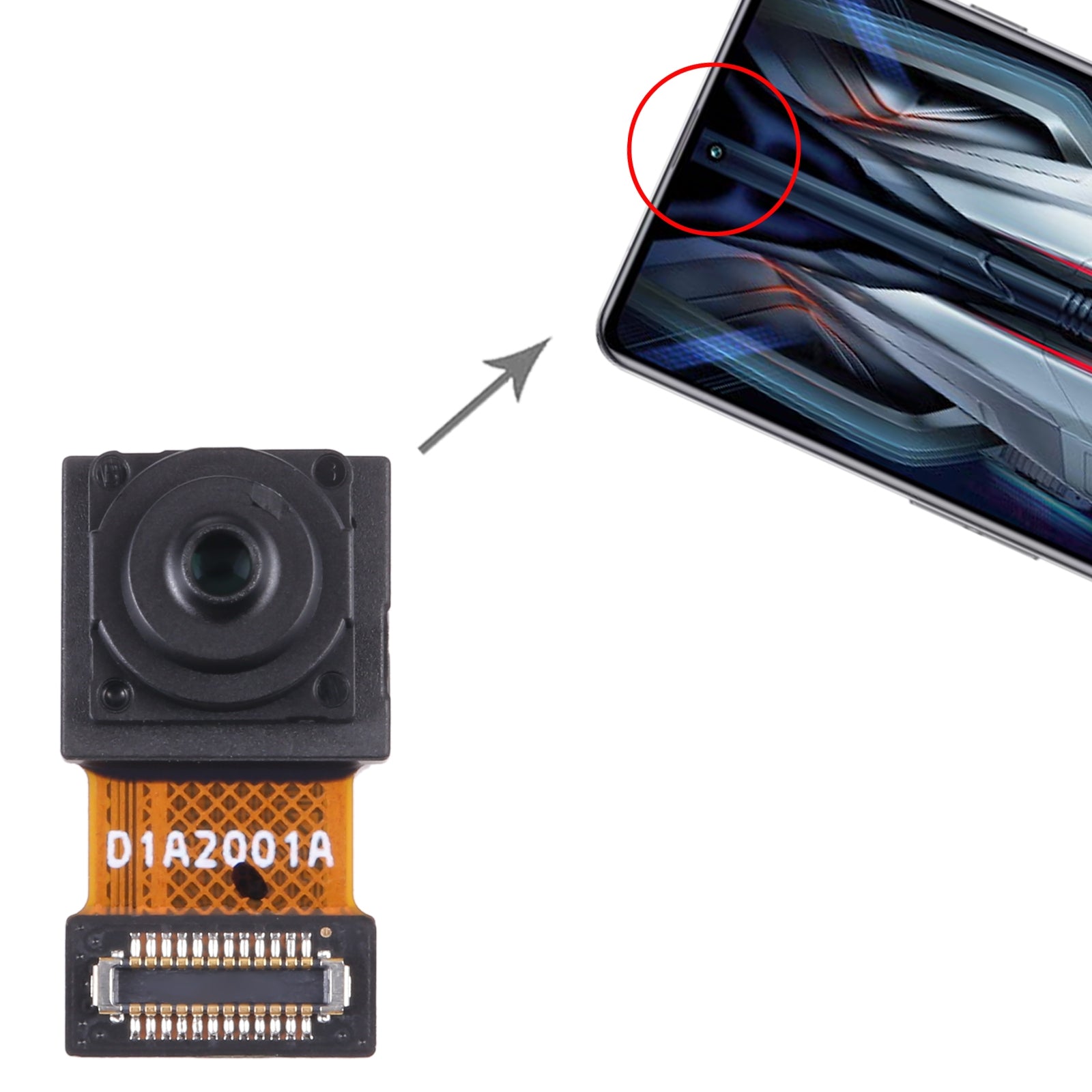 For Xiaomi Redmi K50 Gaming Front Facing Camera