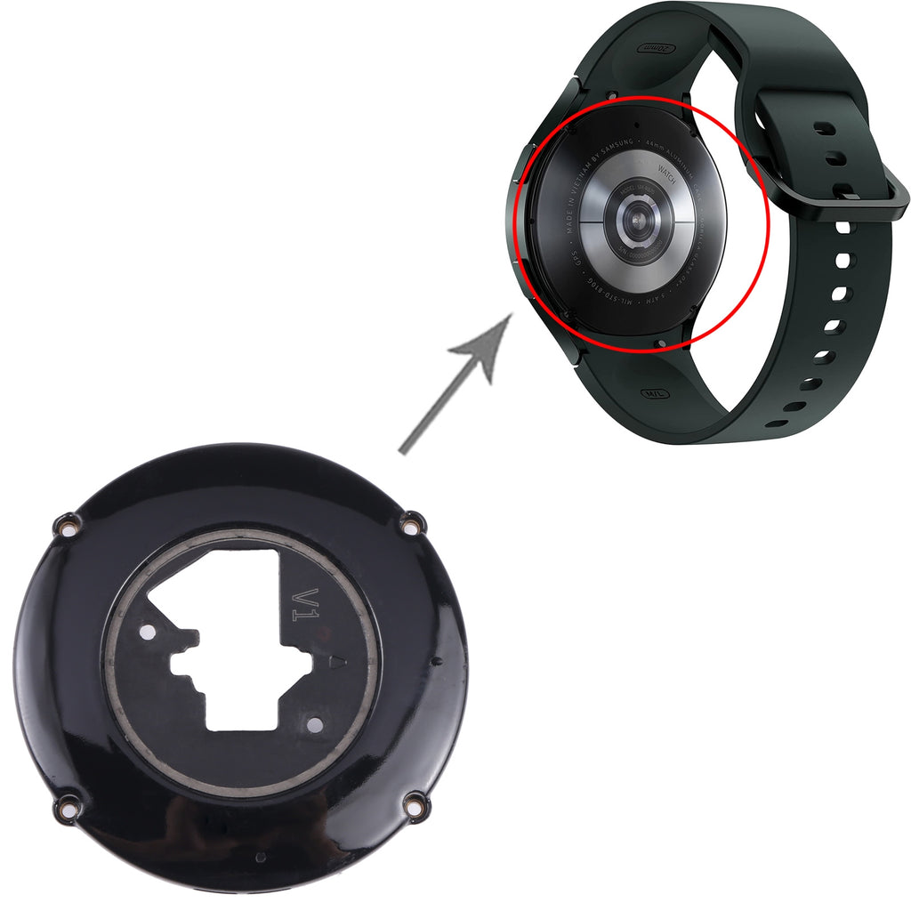 Original Rear Housing Cover For Samsung Galaxy Watch4 44mm SM-R870(Black)