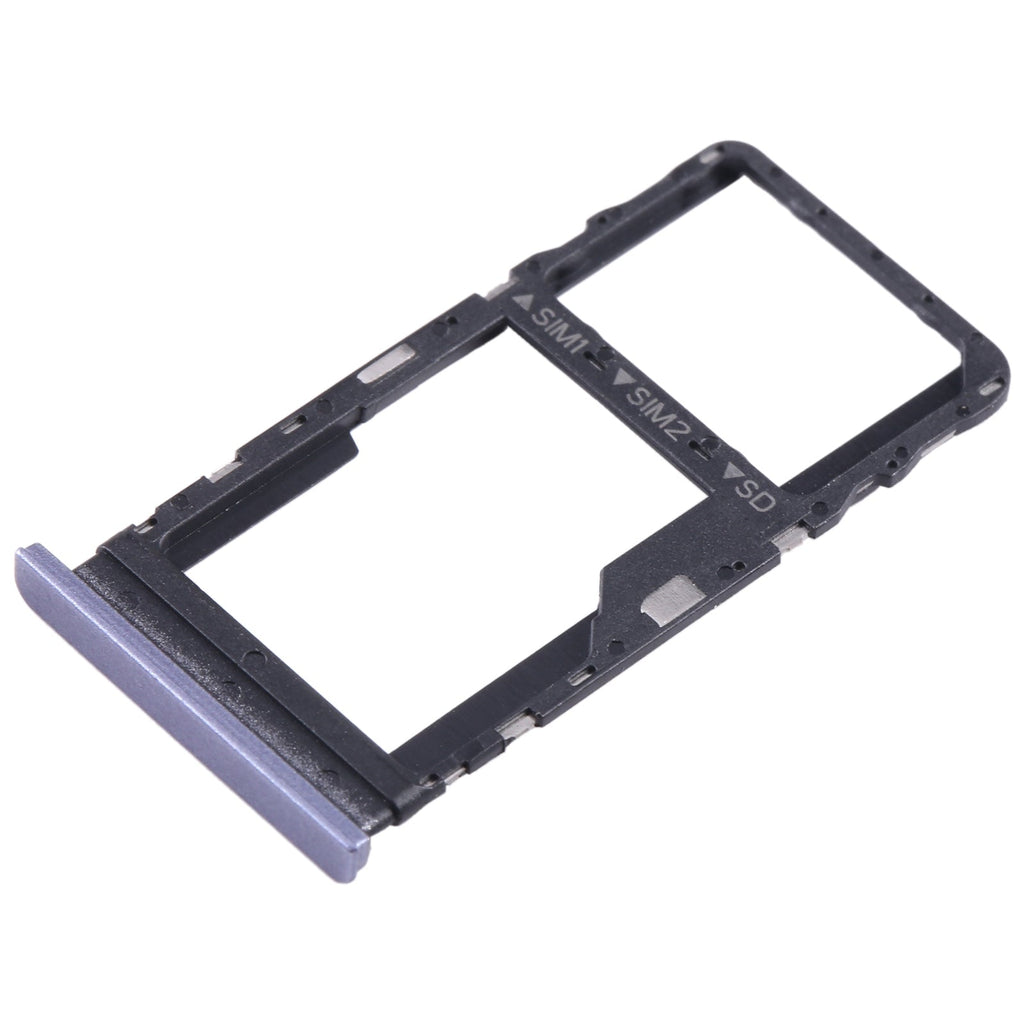 For TCL 40 XE Original SIM + Micro SD Card Tray(Purple)