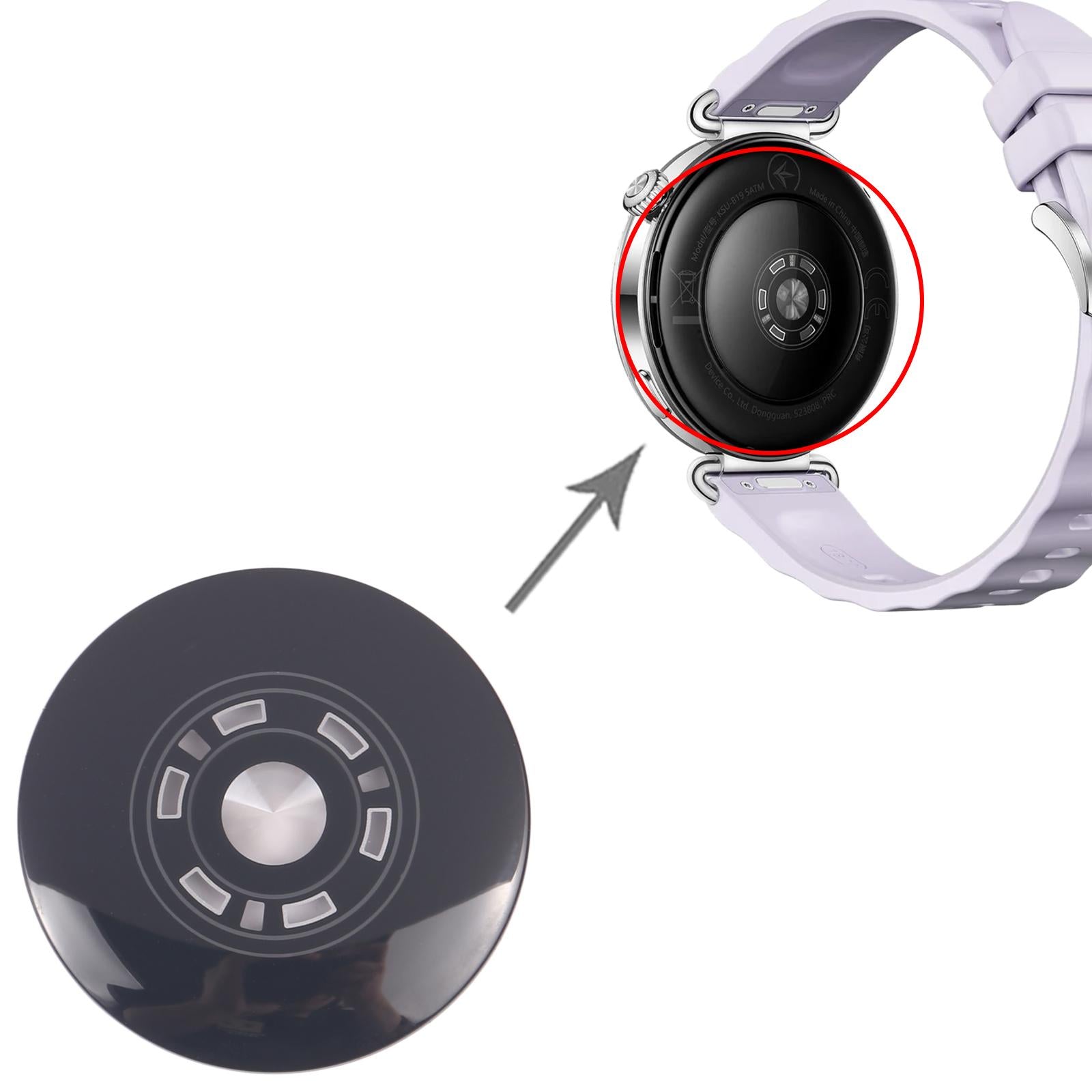 For Huawei Watch GT 6 46mm Original Heart-rate Sensor Glass Lens Cover