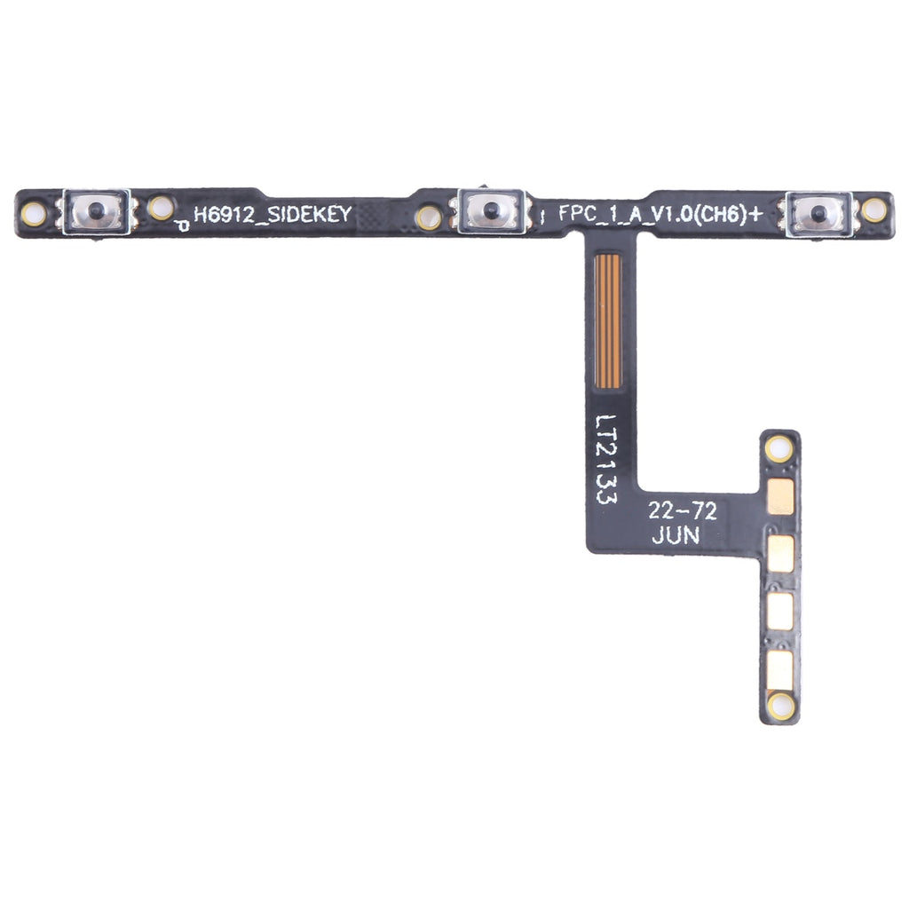 For Tecno Camon 18 P OEM Power Button & Volume Button Flex Cable