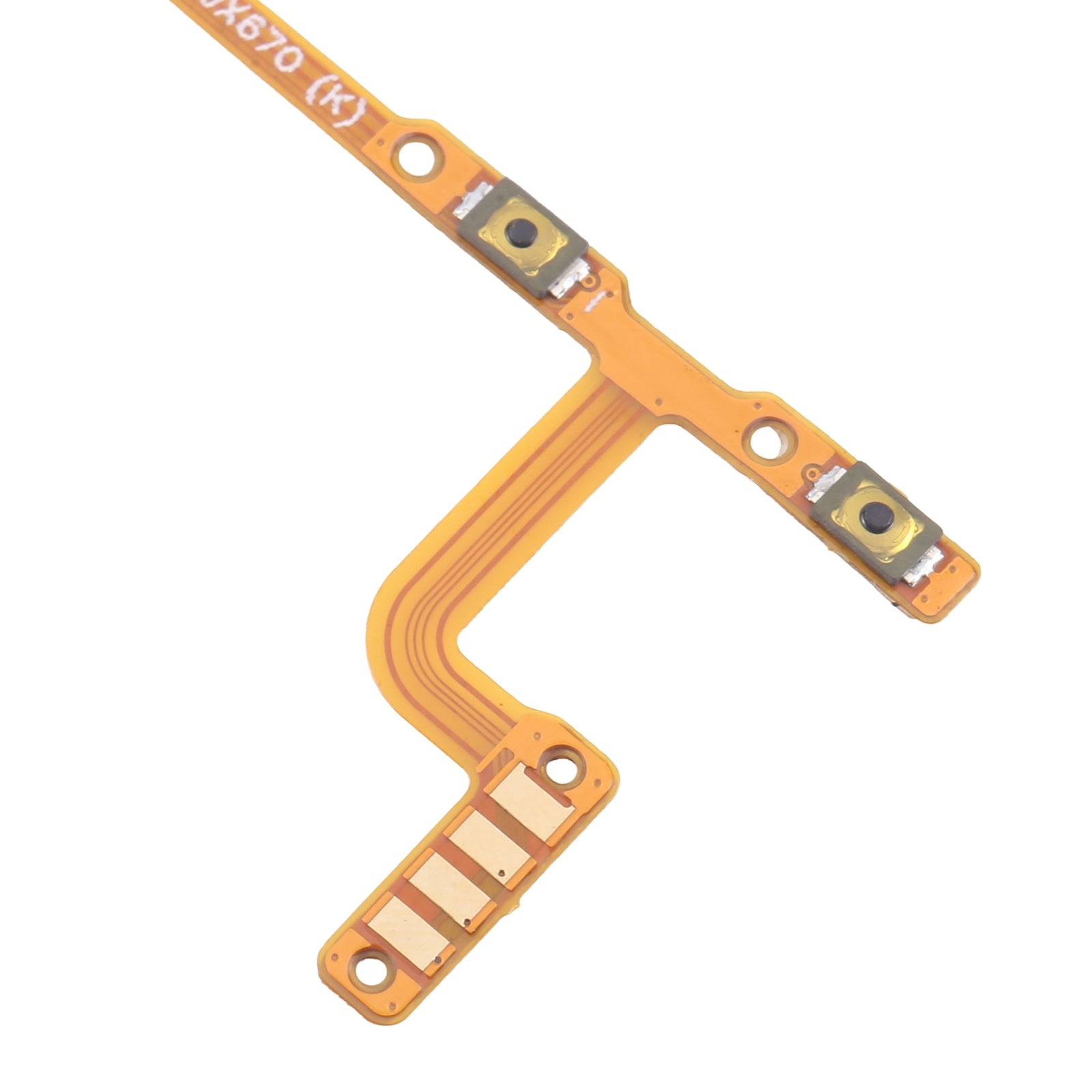 For Infinix Note 12 G96 X670 OEM Power Button & Volume Button Flex Cable