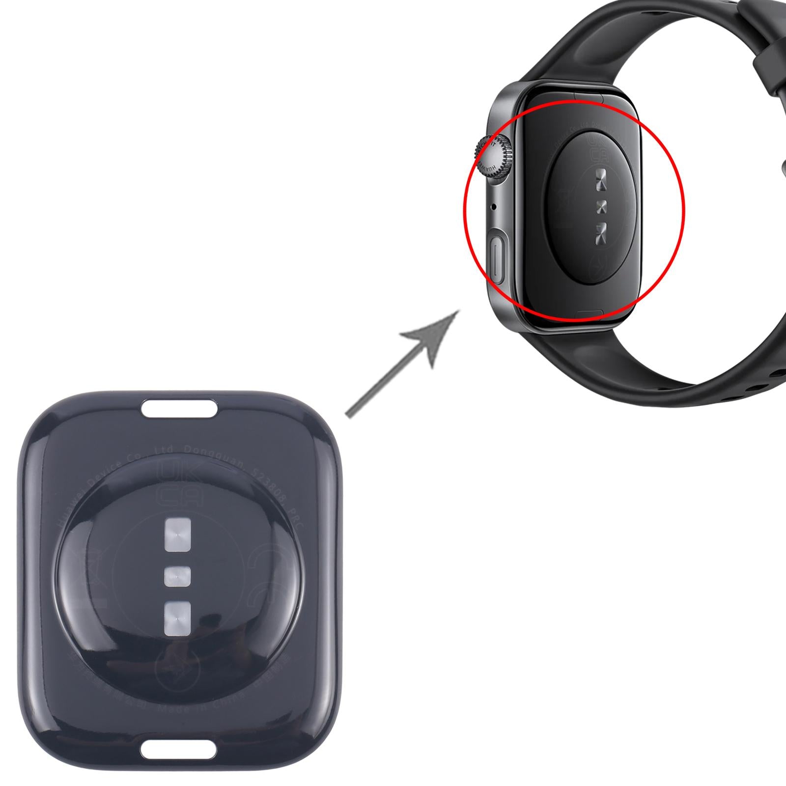 For Huawei Watch Fit 4 Original Rear Housing Cover(Black)