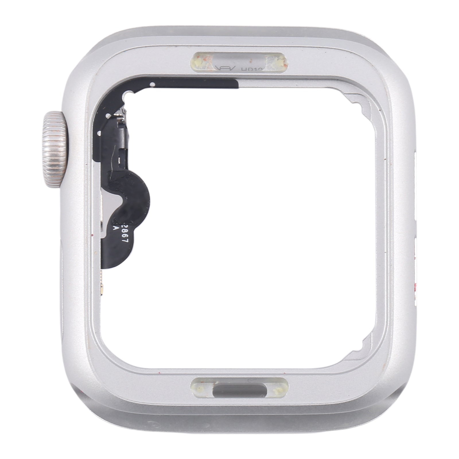 For Apple Watch Series 4 40MM LTE Aluminium Alloy Middle Frame Bezel Plate with Crown Spin Axis Flex Cable(Silver)