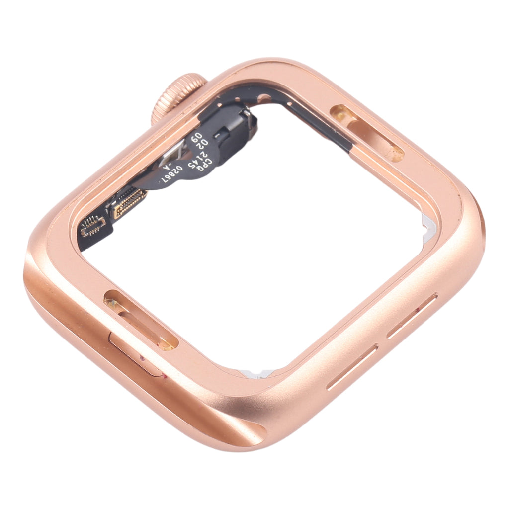 For Apple Watch Series 4 40MM GPS Aluminium Alloy Middle Frame Bezel Plate with Crown Spin Axis Flex Cable(Gold)