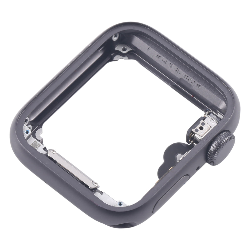 For Apple Watch Series 4 44MM GPS Aluminium Alloy Middle Frame Bezel Plate with Crown Spin Axis Flex Cable(Grey)
