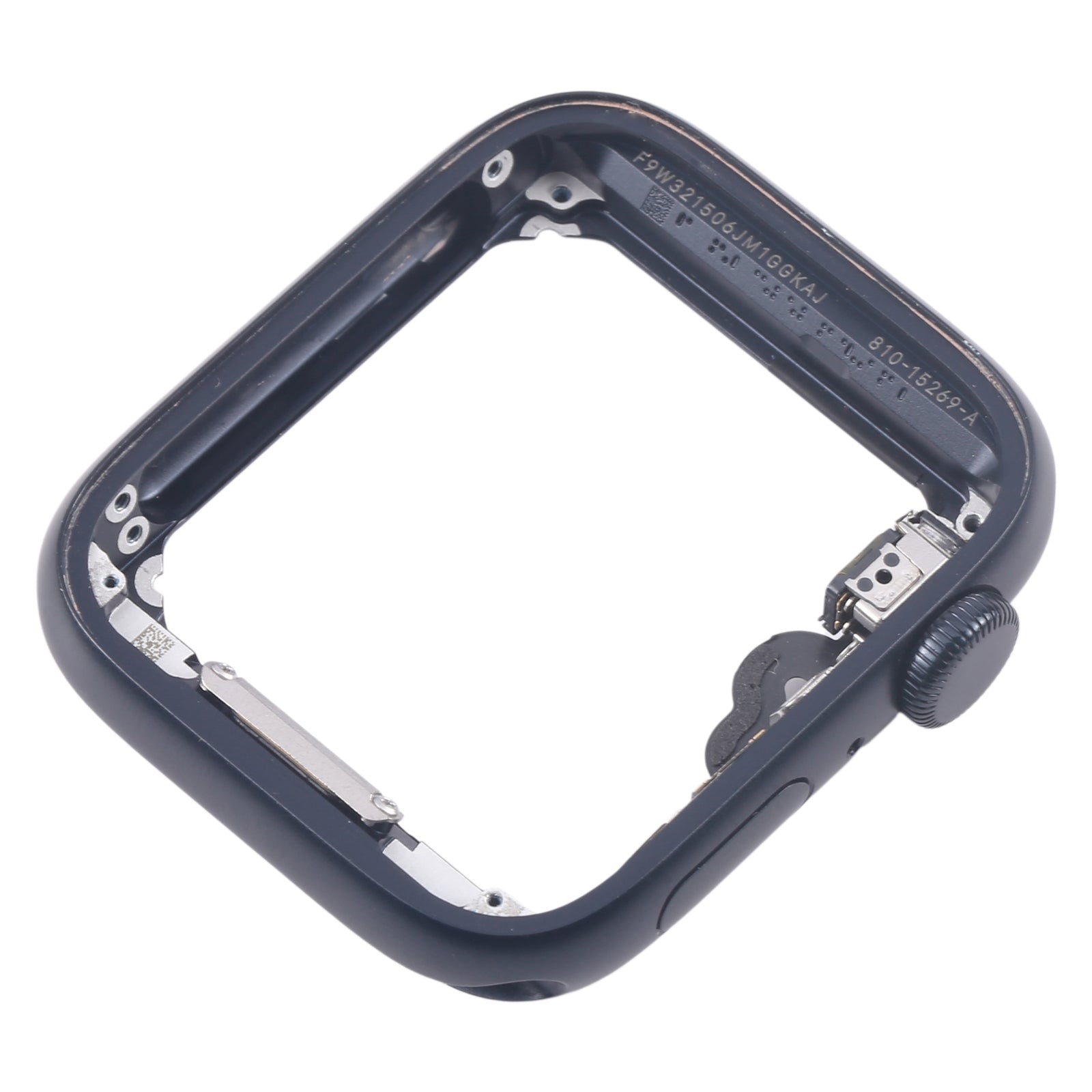 For Apple Watch SE 2022 40MM LTE Aluminium Alloy Middle Frame Bezel Plate with Crown Spin Axis Flex Cable(Midnight)