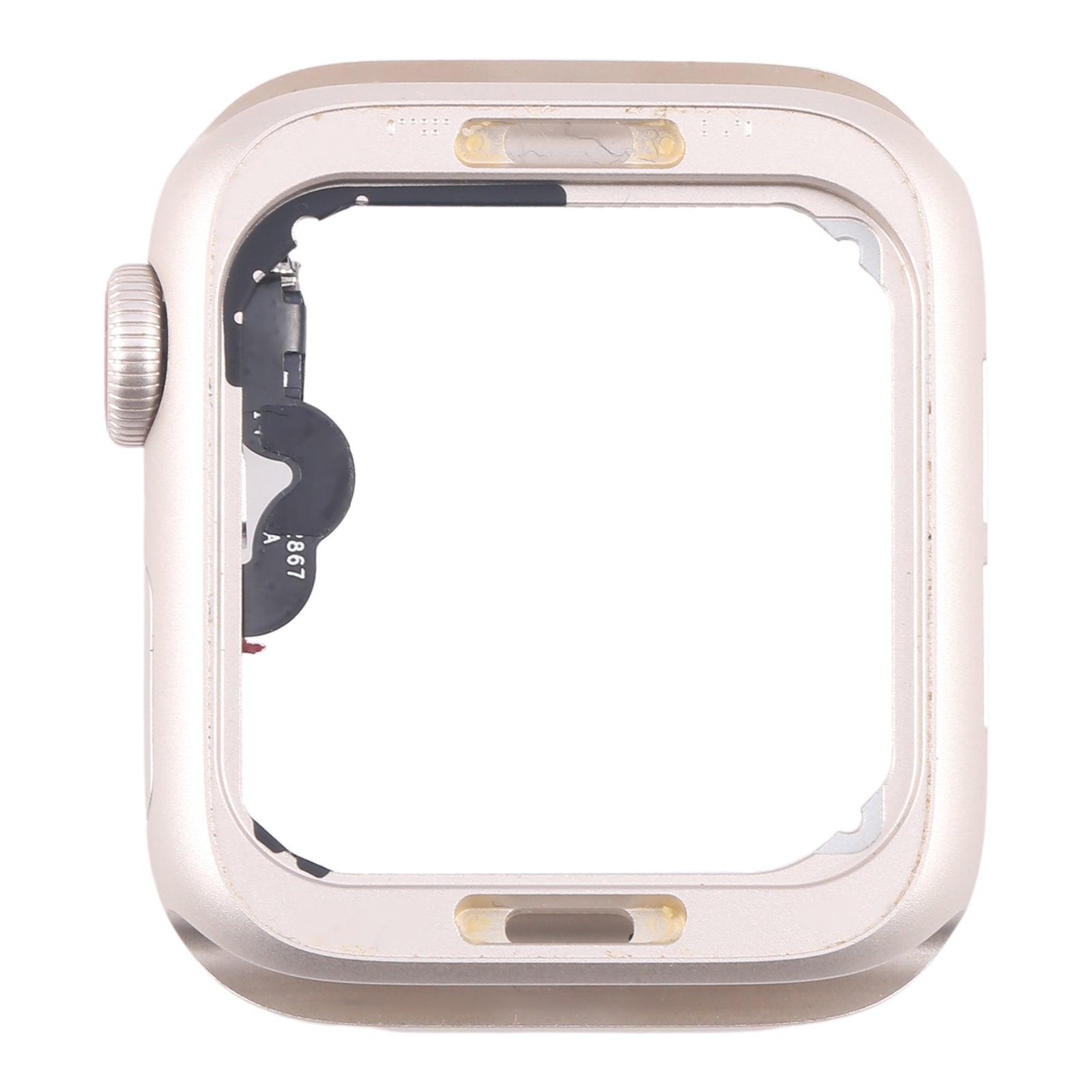 For Apple Watch SE 2022 40MM GPS Aluminium Alloy Middle Frame Bezel Plate with Crown Spin Axis Flex Cable(Starlight)