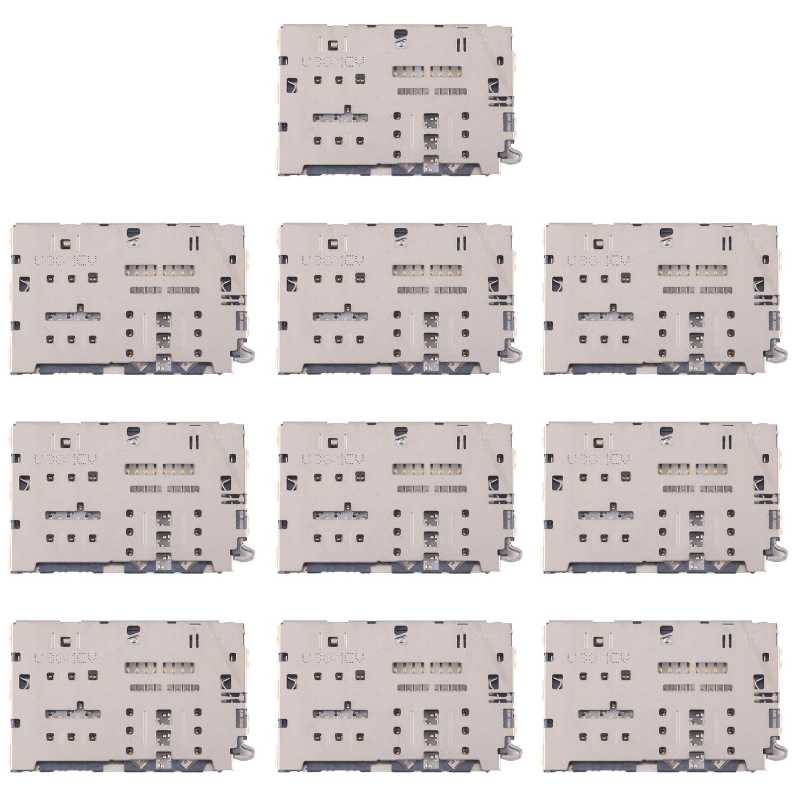 For Galaxy A3 2016 SM-A310 10pcs Original SIM + Micro SD Card Reader