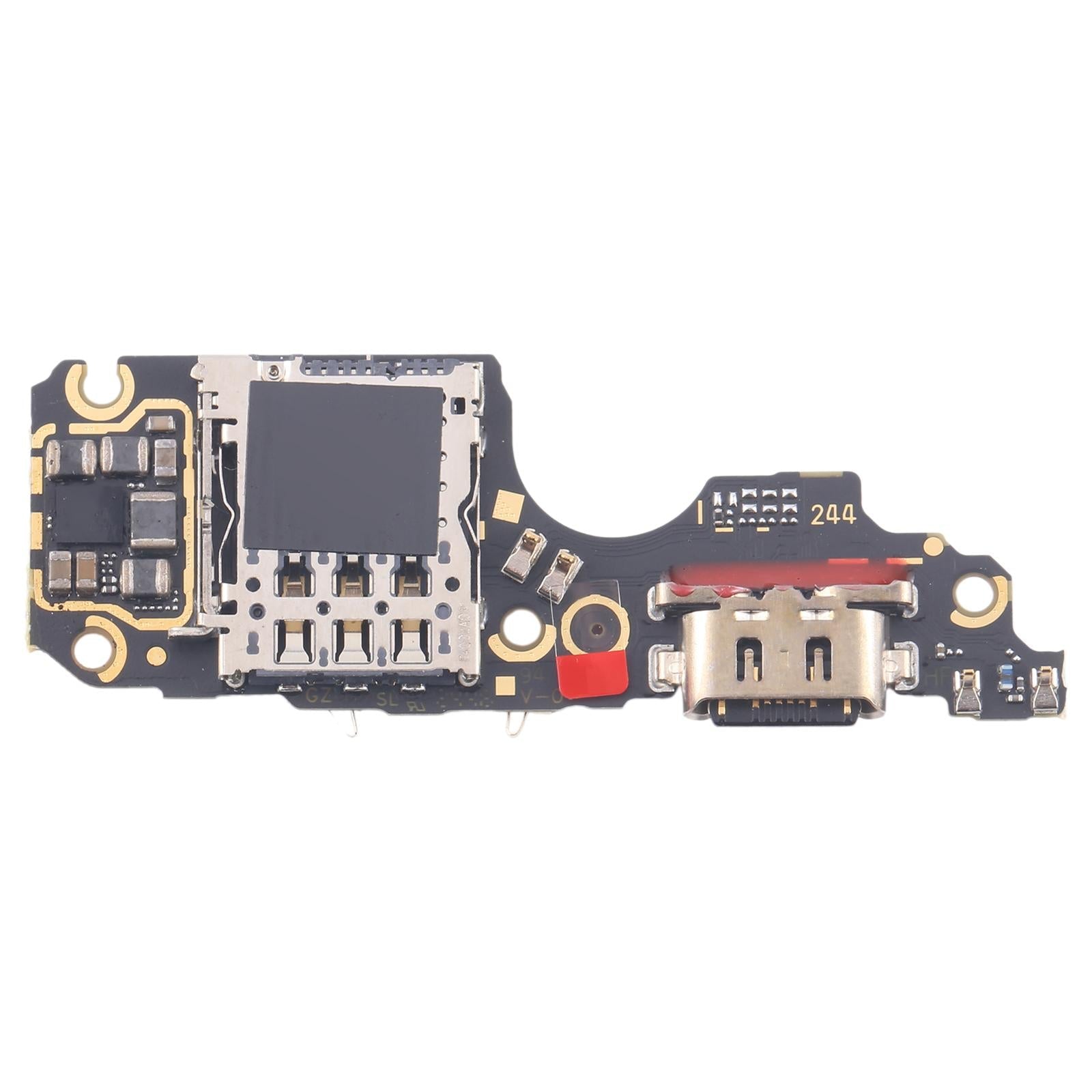 For vivo S20 Pro 5G V2430A Charging Port Board With SIM Card Holder Socket, Not Supporting Fast Charging