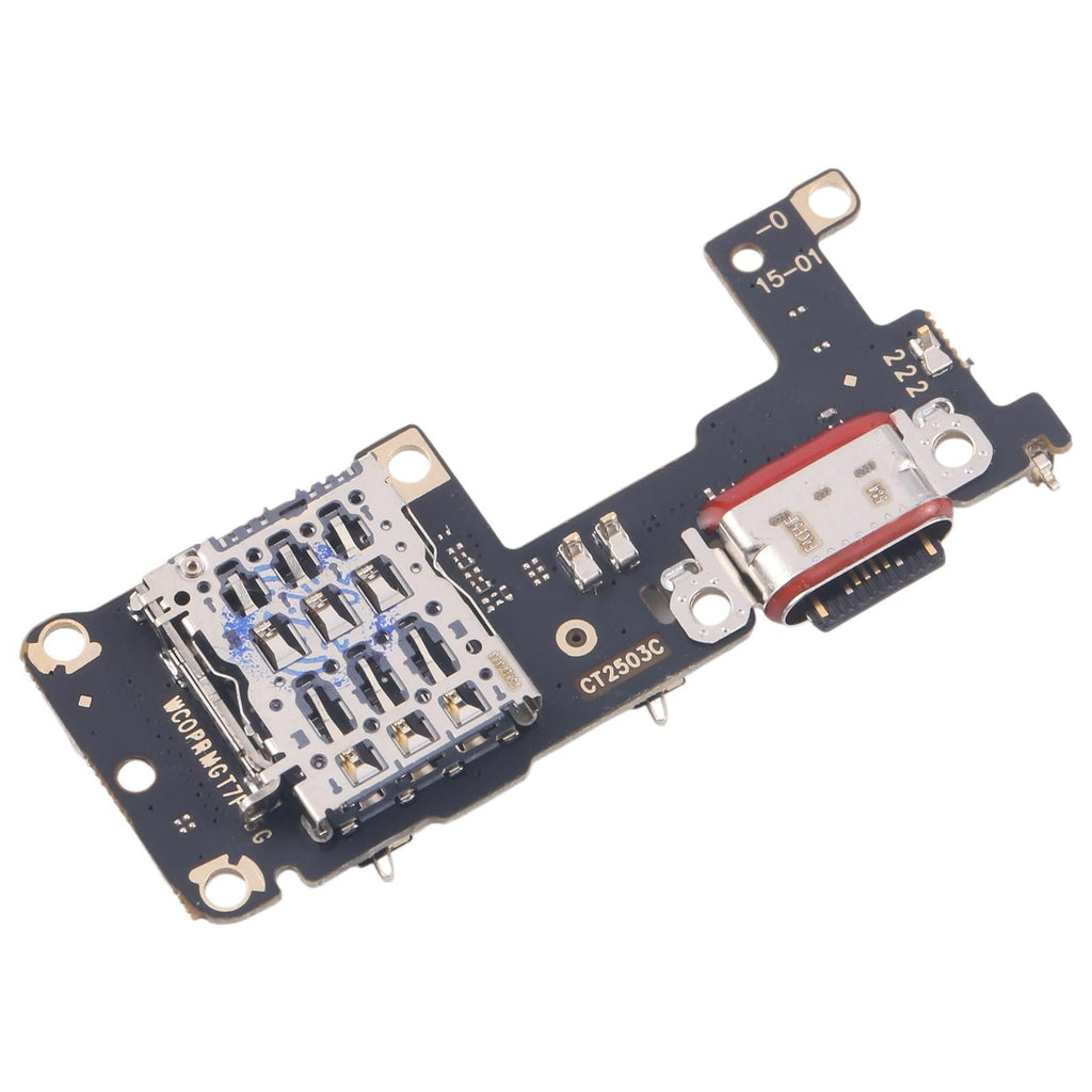 For Realme GT7 5G Charging Port Board With SIM Card Holder Socket, Not Supporting Fast Charging