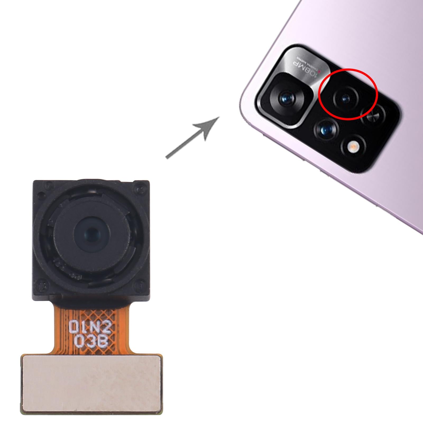 For Xiaomi Redmi Note 11E Pro 5G Original Back Facing Portrait Camera