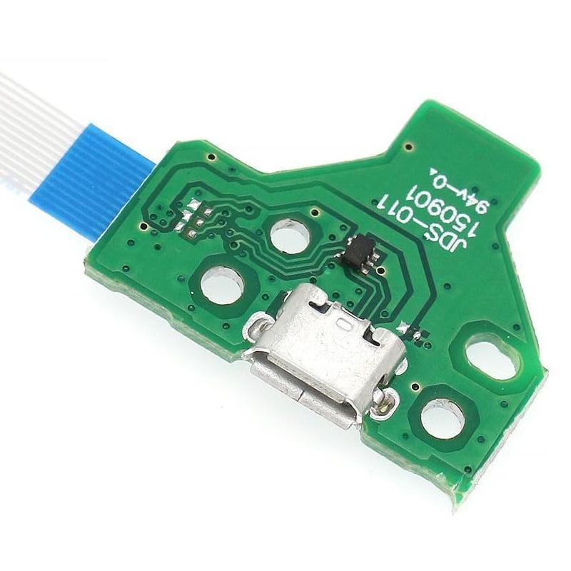 For Sony PS4 JDS-011 12-Pin USB Charger PCB Board with Flex Cable