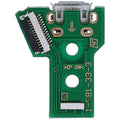 For Sony PS4 Controller JDS-040 USB Charger PCB Board with Flex Cable