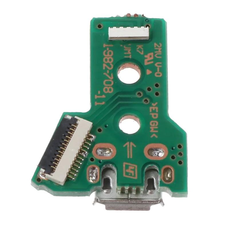 For Sony PS4 Controller JDS-055 12 PIN USB Charging Port Socket with Flex Cable