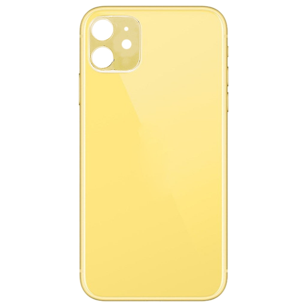 Glass Battery Back Cover for iPhone 11(Yellow)