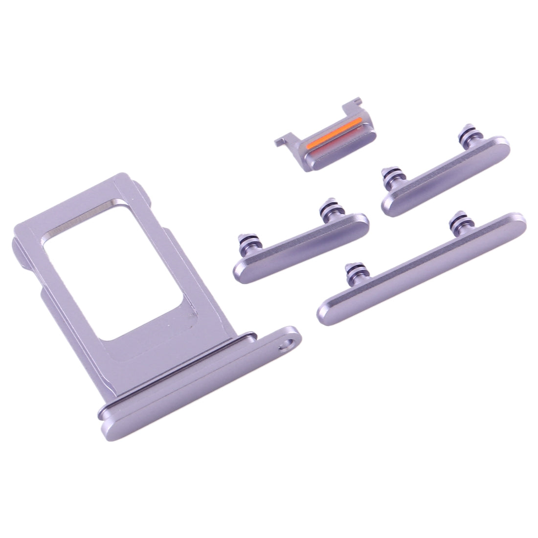 SIM Card Tray + Side Key for iPhone 11(Purple)