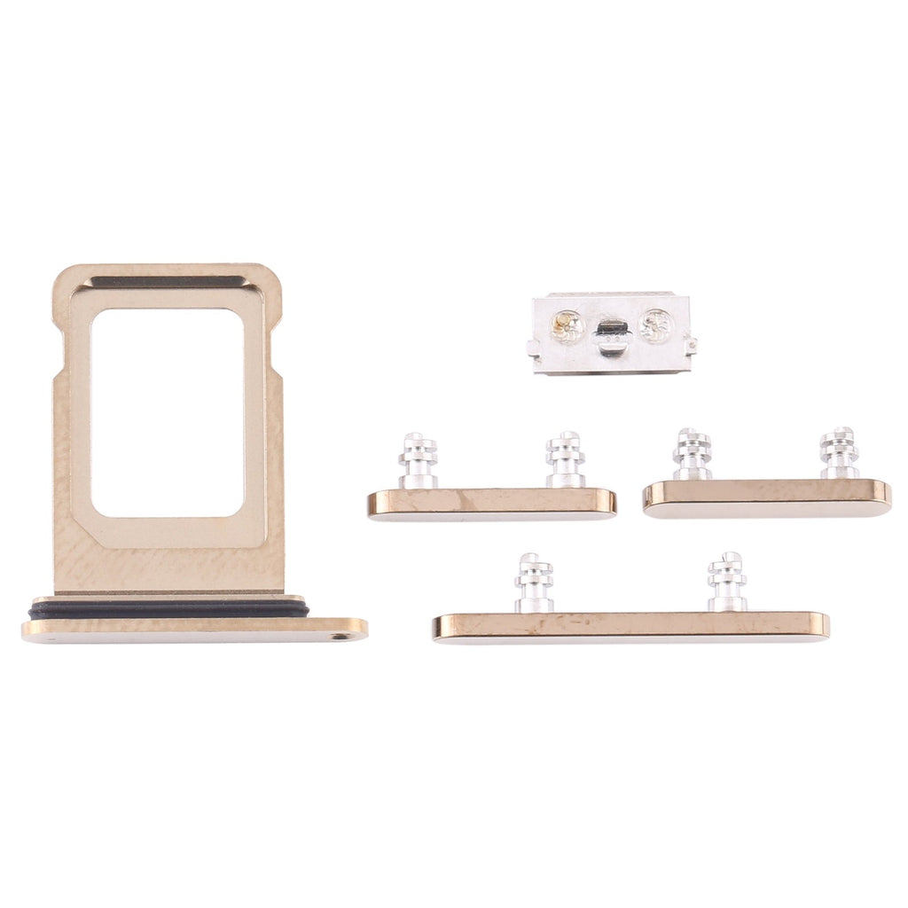 SIM Card Tray + Side Keys for iPhone 12 Pro(Gold)