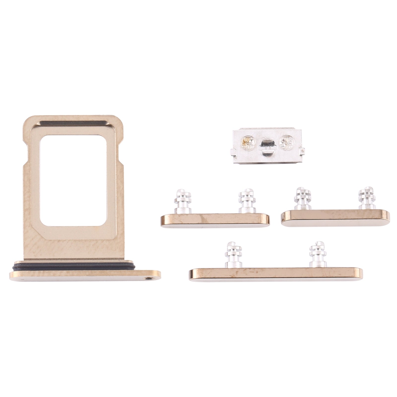 SIM Card Tray + Side Keys for iPhone 12 Pro(Gold)