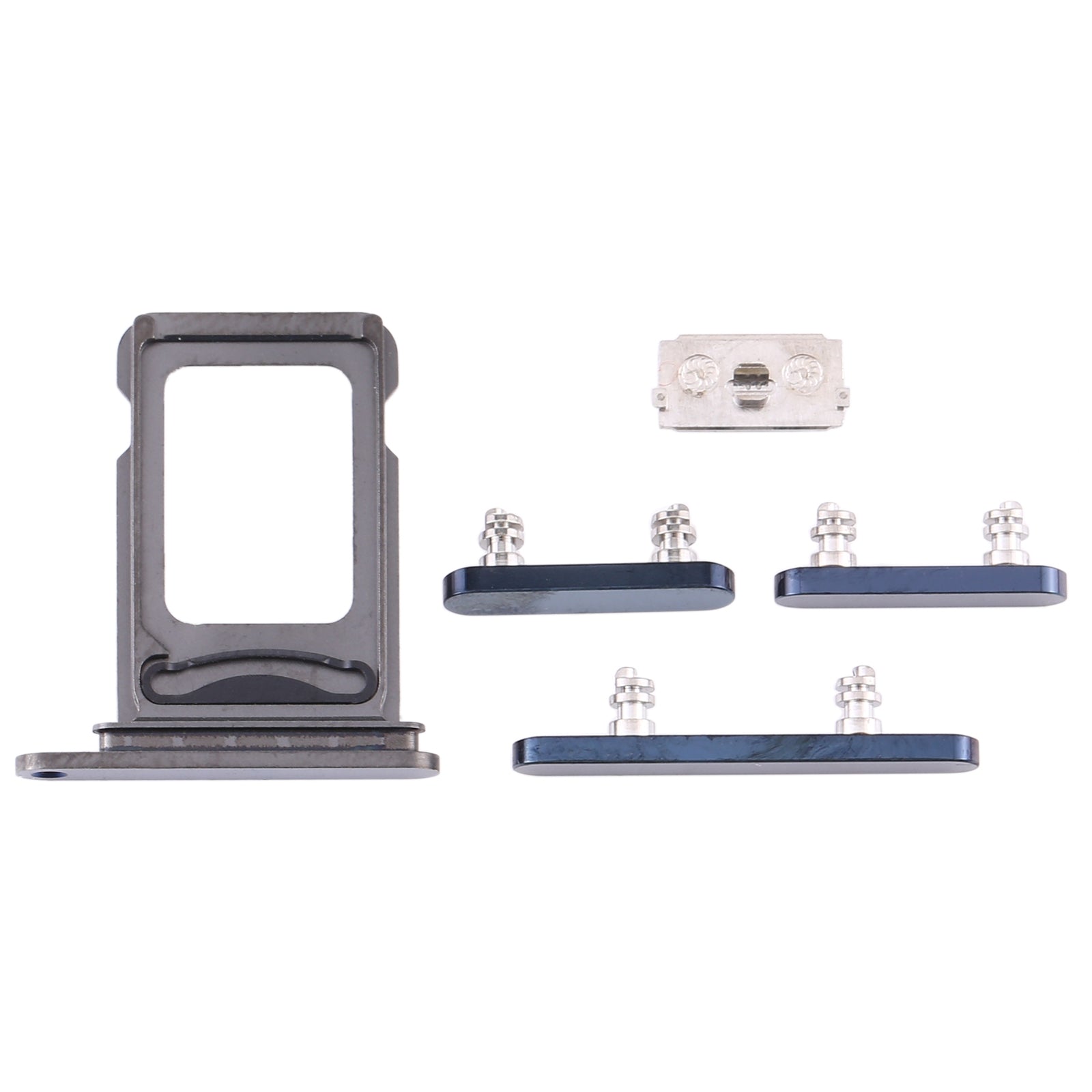 SIM Card Tray + SIM Card Tray + Side Keys for iPhone 12 Pro(Blue)