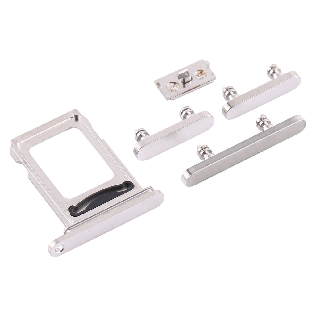 SIM Card Tray + SIM Card Tray + Side Keys for iPhone 12 Pro(White)