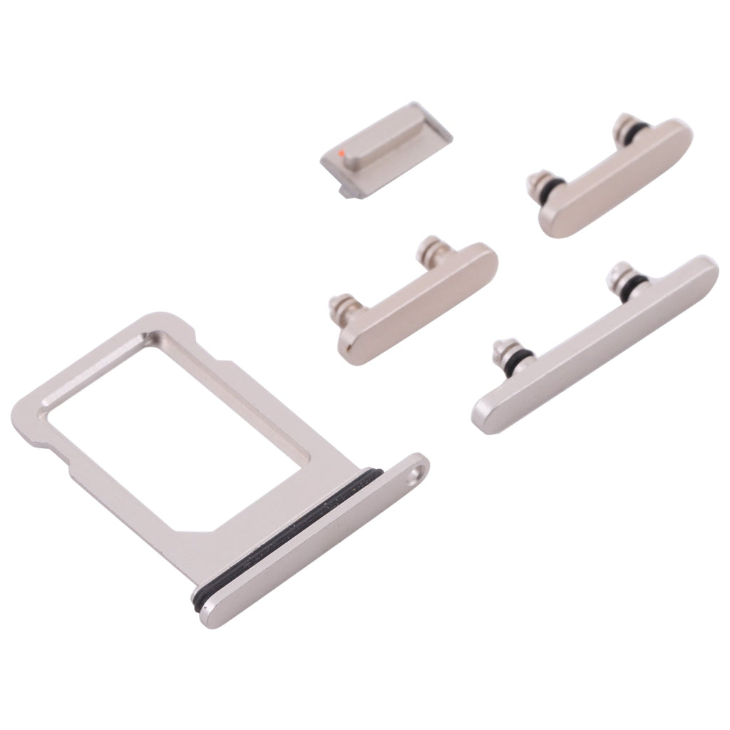 SIM Card Tray + Side Keys for iPhone 13 Mini(Starlight)