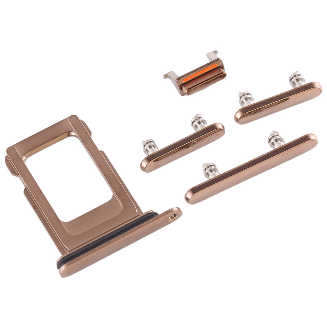 SIM Card Tray + Side Key for iPhone 11 Pro / 11 Pro Max(Gold)