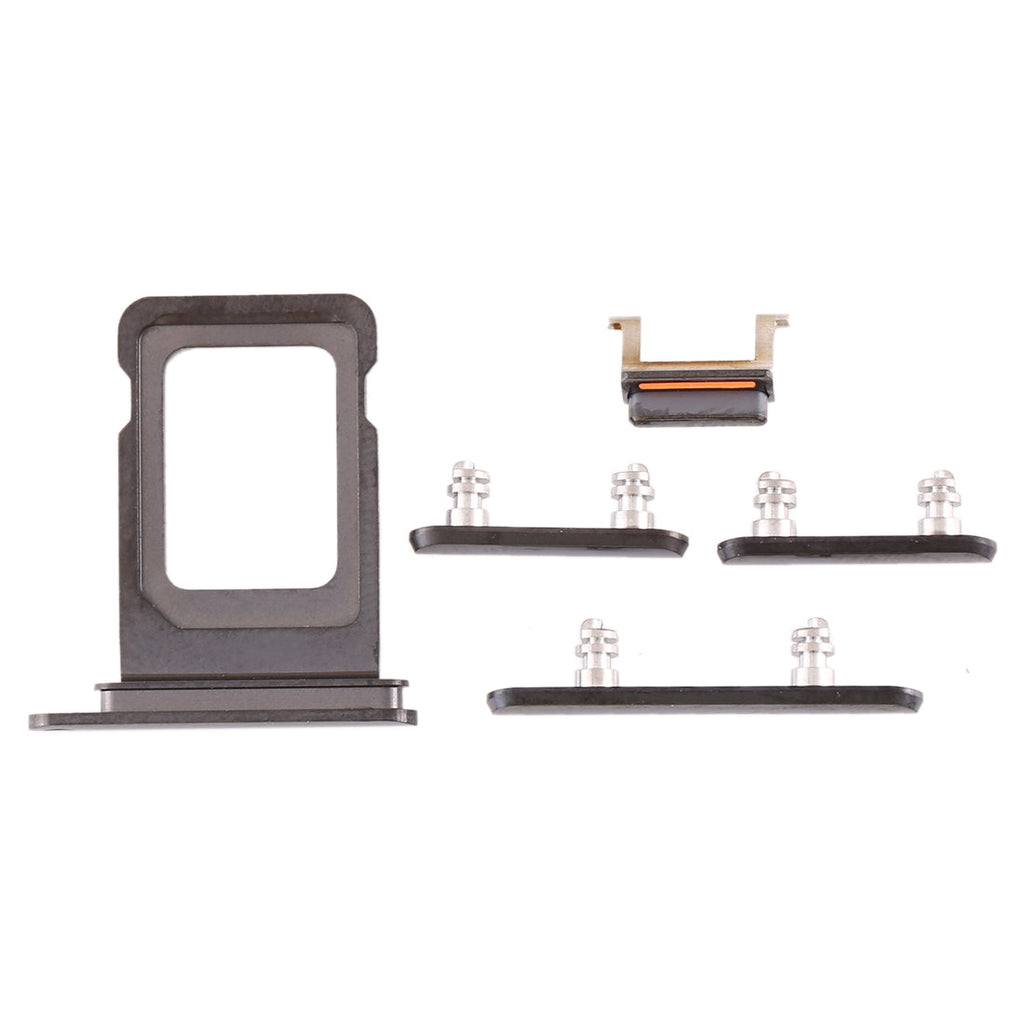 SIM Card Tray + SIM Card Tray + Side Key for iPhone 11 Pro Max / 11 Pro(Black)