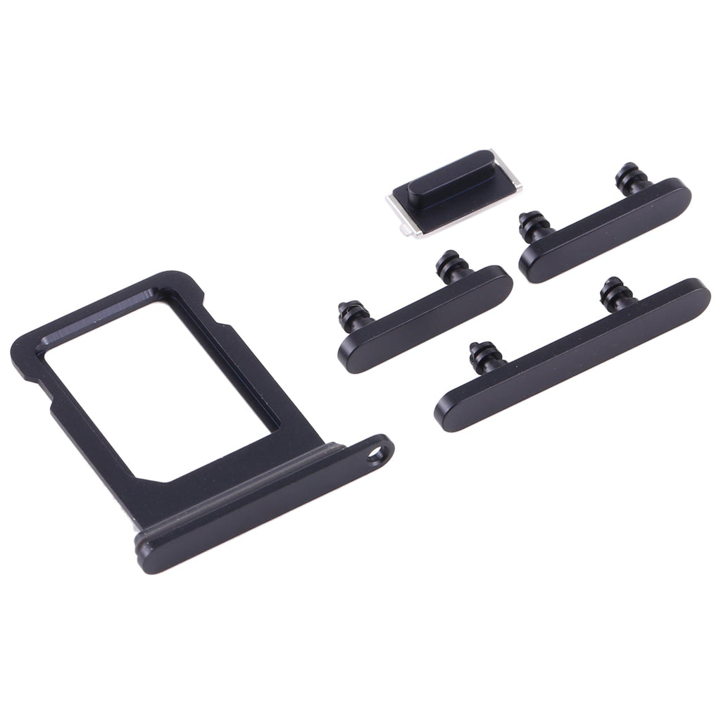 SIM Card Tray + Side Keys for iPhone 12 Mini(Black)