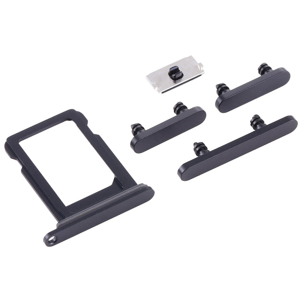 SIM Card Tray + Side Keys for iPhone 12 Mini(Black)