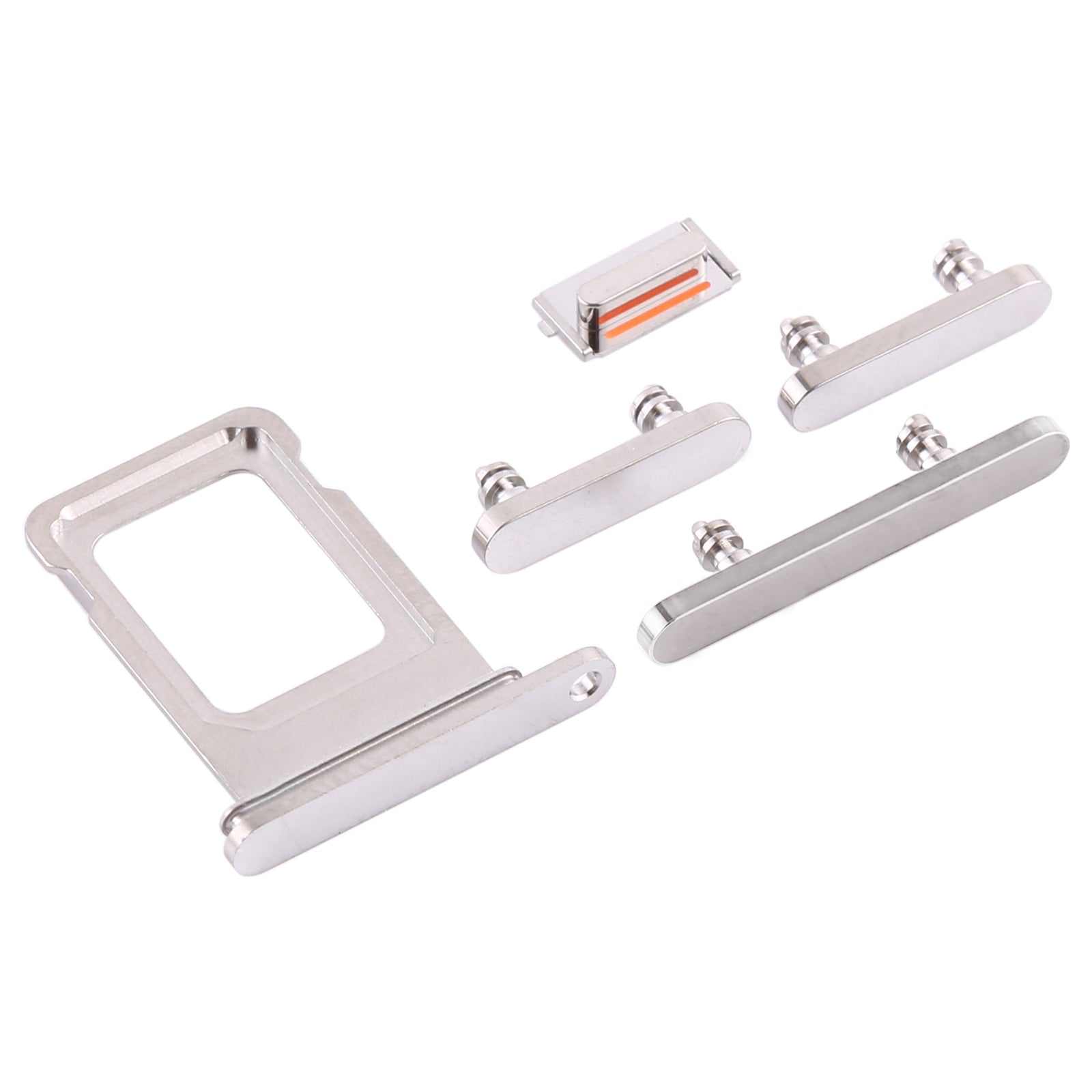 SIM Card Tray + Side Keys for iPhone 12 Pro Max(White)