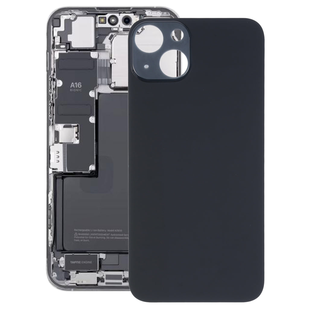 For iPhone 14 Plus Battery Back Cover(Black)