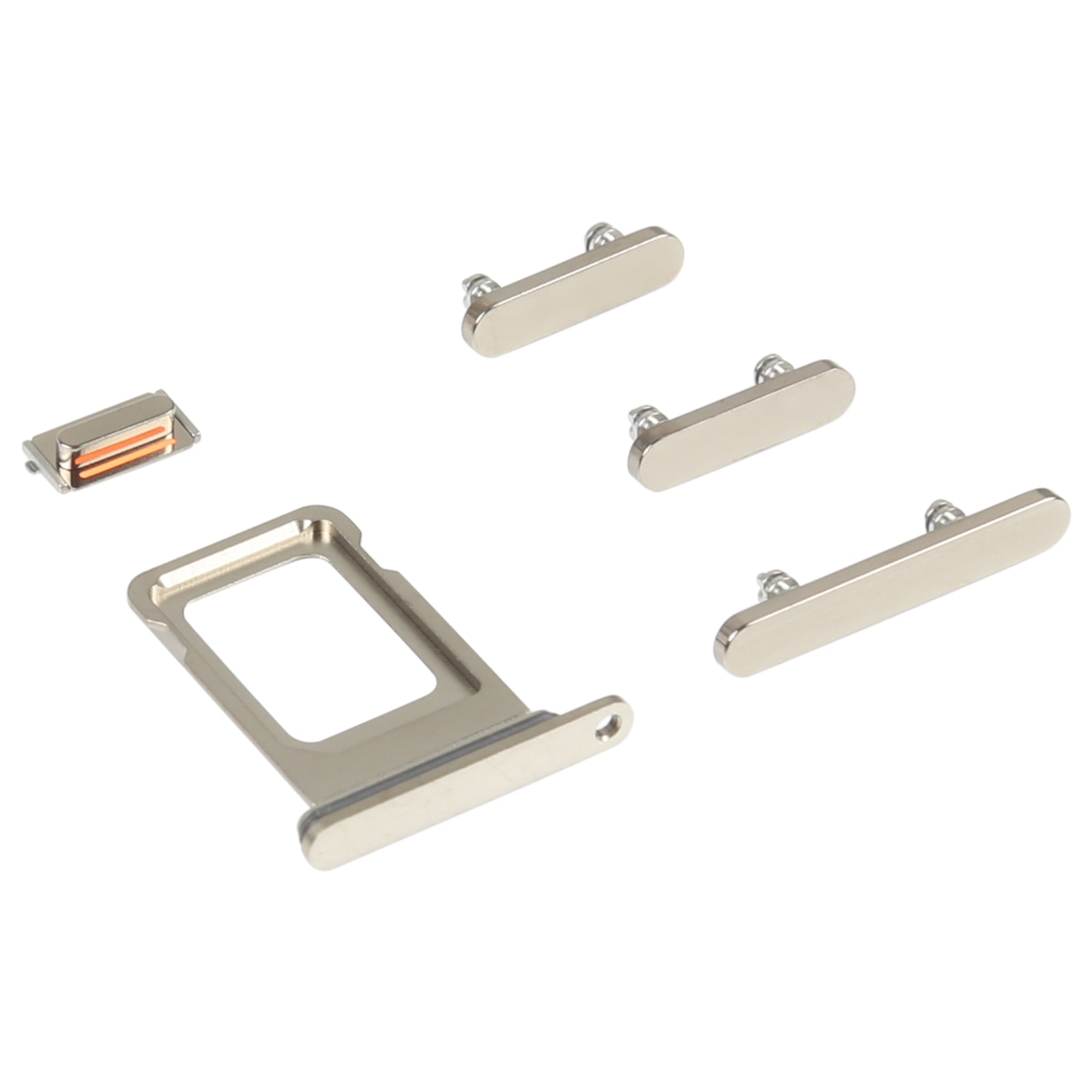 SIM Card Tray + Side Keys for iPhone 14 Pro Max(Gold)