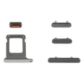 SIM Card Tray + Side Keys for iPhone 14 Pro(Black)